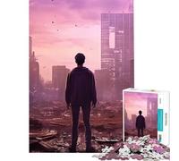 Rompecabezas de 1000 Piezas para Adolescentes El Apocalipsis Rompecabezas de 1000 Piezas para decoración del hogar Juguetes para la Pared cumpleaños (38x52cm)
