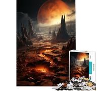 Rompecabezas de 1000 Piezas para Adolescentes El Apocalipsis Un Reto para completar Decoración Juegos relajantes para Mayores de 14 años (38x52cm)
