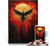 Rompecabezas de 1000 Piezas para Adolescentes El Ascenso del Fénix: Obra de Arte expresionista contemporánea Juegos Juguetes Regalo Una Obra de Arte 38x26cm