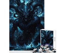 Rompecabezas de 1000 Piezas para Adolescentes: El Ascenso del Leviatán decoración del hogar Juguetes Regalo de cumpleaños Juego práctico con póster a Juego y Hoja de Trivia tamaño 38x52cm