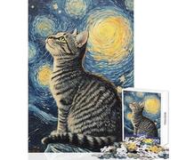 Rompecabezas de 1000 Piezas para Adolescentes El astrónomo bigotudo Rompecabezas para Adultos Juego de ingenio Divertido y desafiante para completar (tamaño 38x26cm)