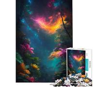 Rompecabezas de 1000 Piezas para Adolescentes El Bosque Despierta Ideal para cumpleaños y Navidad Una Obra de Arte Juego Familiar Apto para Mayores de 14 años (50x75cm)