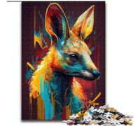 Rompecabezas de 1000 Piezas para Adolescentes: El Canguro Protector Juguete Educativo Toda la Familia a Partir de 14 años tamaño 50x75cm