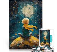 Rompecabezas de 1000 Piezas para Adolescentes El Cuadro del Principito Juego Familiar para y Regalos para Amigos y Familiares 38x26cm