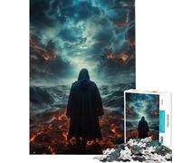 Rompecabezas de 1000 Piezas para Adolescentes El Descenso de Dios a la Locura Juegos educativos y desafiantes Juguetes Regalo Ideal para cumpleaños y para Mujeres (tamaño 38x26cm)