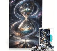 Rompecabezas de 1000 Piezas para Adolescentes El Descenso Eterno de los Mundos, Juego Educativo, dificultad Alta, Regalo de cumpleaños, Regalos de Viaje 38x26cm