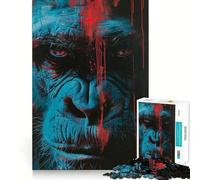 Rompecabezas de 1000 Piezas para Adolescentes El Despertar de Hanuman Diversión para ejercitar la Mente Juego Casual para el Tiempo Libre Decoración navideña (38x26cm)