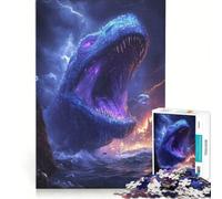 Rompecabezas de 1000 Piezas para Adolescentes El Despertar del Leviatán Juego de ingenio Corte de precisión cumpleaños y Navidad 38x52cm