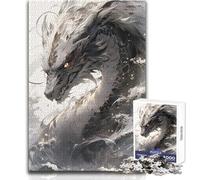 Rompecabezas de 1000 Piezas para Adolescentes El Dragón del Sur, Juguete Acogedor y Relajante para Interiores, Corte de precisión avanzado, tamaño 38x52cm