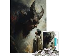 Rompecabezas de 1000 Piezas para Adolescentes El Encuentro de los genios Juego desafiante Juguetes educativos Una Obra de Arte Excelentes Regalos y Juguetes (Tamaño 38x26cm)