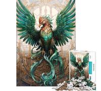 Rompecabezas de 1000 Piezas para Adolescentes El Fénix resucitado Rompecabezas para Adultos Juguete Decorativo para Pared Arte para Reducir el estrés Regalos (Tamaño 50x75cm)