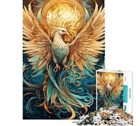 Rompecabezas de 1000 Piezas para Adolescentes El Fénix Resucitado Rompecabezas para Adultos Juguetes de Bricolaje Una Obra de Arte cumpleaños y Navidad (tamaño 38x26cm)