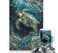 Rompecabezas de 1000 Piezas para Adolescentes: El guardián Eterno de Las Mareas, Arte Kintsugi, Juegos relajantes, desafiantes de completar, Que mejoran el Amor Entre Parejas 38x26cm