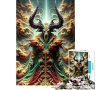 Rompecabezas de 1000 Piezas para Adolescentes El Guardián Fractal Rompecabezas Divertidos para Adolescentes Juegos de Corte de precisión cumpleaños y Navidad (tamaño 50x75cm)