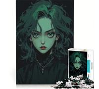 Rompecabezas de 1000 Piezas para Adolescentes: El Hambre de un Vampiro, Juguete Educativo, Ideal para la diversión Familiar, Decorar el Escritorio 38x52cm