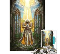 Rompecabezas de 1000 Piezas para Adolescentes El Juramento Dorado del Paladín Rompecabezas para Adultos Juegos relajantes Mejora la Memoria Actividades Divertidas en casa (Tamaño 50x75cm)
