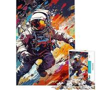 Rompecabezas de 1000 Piezas para Adolescentes El Lado artístico del Espacio Rompecabezas para Adolescentes Mejora la Memoria Lista de Deseos con Papá Noel Juego Educativo Familiar 38x26cm