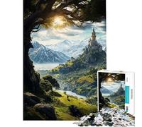 Rompecabezas de 1000 Piezas para Adolescentes El Legado de los Caballeros en el Reino Rompecabezas para Adultos Juegos Divertidos de análisis y lógica cumpleaños (tamaño 50x75cm)