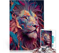 Rompecabezas de 1000 Piezas para Adolescentes El león del Orgullo Juegos Divertidos para la Familia Grandes Regalos y Juguetes 75x50cm