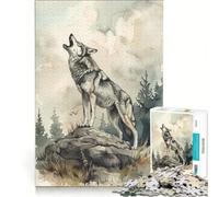 Rompecabezas de 1000 Piezas para Adolescentes El Llamado del Lobo Salvaje Juegos educativos análisis y lógica Regalo de cumpleaños obsequios 38x52cm