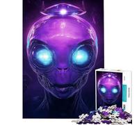 Rompecabezas de 1000 Piezas para Adolescentes El Misterio alienígena Diversión en casa decoración para el hogar Juegos Familiares Apto para Mayores de 14 años (38x26cm)