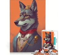 Rompecabezas de 1000 Piezas para Adolescentes El Mundo Encantado del Lobo Juego de ingenio decoración Cada Pieza es única 38x26cm