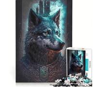 Rompecabezas de 1000 Piezas para Adolescentes El Mundo Encantado del Lobo Juegos educativos análisis y lógica Regalo de cumpleaños obsequios 38x52cm