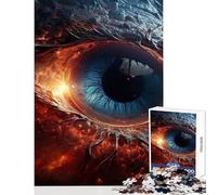 Rompecabezas de 1000 Piezas para Adolescentes El Ojo de la Bestia Juegos relajantes Mejora la Memoria Juguetes de decoración para el hogar Entrena tu Cerebro y Tus Manos (75x50cm)
