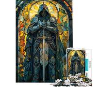 Rompecabezas de 1000 Piezas para Adolescentes El Paladín en su Poder Rompecabezas para Adultos Juguetes de Bricolaje Ideal para Pasar el Tiempo en casa Juego desafiante Regalos (Tamaño 38x52cm)
