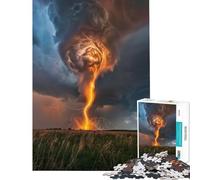 Rompecabezas de 1000 Piezas para Adolescentes El Poder de la tormenta Juego Familiar desafío de Inteligencia Cerebral Juguetes adictivos Regalos de Amigo Invisible Mejora la Memoria (tamaño 38x26cm)