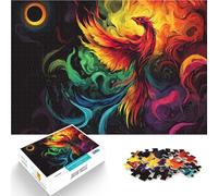 Rompecabezas de 1000 Piezas para Adolescentes El resurgir del fénix Juego desafiante y Juego Familiar Regalo de Obra de Arte 38x26cm