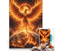 Rompecabezas de 1000 Piezas para Adolescentes El Resurgir del Fénix Juegos Divertidos Entrena tu Cerebro y Tus Manos Juego de desafío único 38x26cm