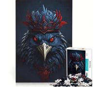 Rompecabezas de 1000 Piezas para Adolescentes El Rey Cuervo Juego Educativo Regalo de cumpleaños cumpleaños y Navidad 38x52cm