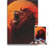 Rompecabezas de 1000 Piezas para Adolescentes El Rugido del León, Carrera de Velocidad Manual, Juegos relajantes para Mayores de 14 años (tamaño 38x26cm)