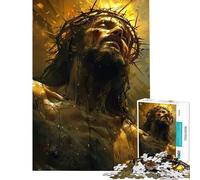 Rompecabezas de 1000 Piezas para Adolescentes El Sacrificio de Jesús Divertido Juego desafiante Juguete cumpleaños para Toda la Familia (tamaño 38x26cm)