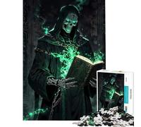 Rompecabezas de 1000 Piezas para Adolescentes El Tomo Prohibido del Nigromante Juguete Educativo Juego Intelectual Regalo Ideal para cumpleaños Aprendizaje Educativo (Tamaño 38x52cm)