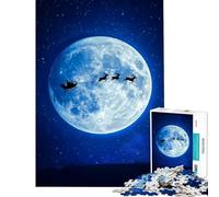 Rompecabezas de 1000 Piezas para Adolescentes El Trineo de Papá Noel en Nochebuena Un desafío para la Inteligencia Juguetes adictivos Juegos relajantes decoración de Pared