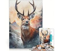 Rompecabezas de 1000 Piezas para Adolescentes El vagabundo del Bosque Un Juego práctico Divertido y con Humor Regalos de cumpleaños y únicos 50x75cm