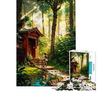 Rompecabezas de 1000 Piezas para Adolescentes El Viajero perdido Rompecabezas para Adolescentes Juego Familiar Corte de precisión Regalo para Reducir el estrés (Tamaño 50x75cm)