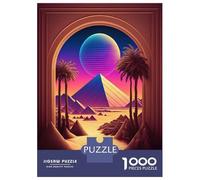Rompecabezas De 1000 Piezas para Adolescentes Electronic Eden Oasis Rompecabezas para Adolescentes Juegos Relajantes Decoración del Hogar Actividades Divertidas En Casa 52x38cm/1000pcs