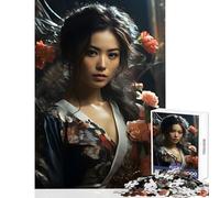 Rompecabezas de 1000 Piezas para Adolescentes Elegancia de Geisha Juguete Educativo Regalos de Amigo Secreto Juego de ingenio Ayuda a ejercitar el Cerebro Tamaño 50x75cm