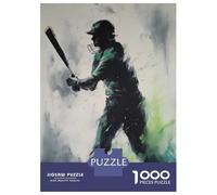 Rompecabezas De 1000 Piezas para Adolescentes Elegant Cricketer Art Rompecabezas para Adultos Juego Familiar Decoración del Hogar Cumpleaños Y Navidad 52x38cm/1000pcs