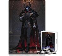 Rompecabezas de 1000 Piezas para Adolescentes, Elegante señor Demonio con Atuendo Formal, Acogedor y Relajante, Juguete de Corte de precisión avanzado, tamaño 50x75cm