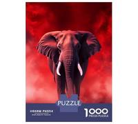 Rompecabezas De 1000 Piezas para Adolescentes Elephant Smoke Rompecabezas para Adultos Juguetes Antiestrés Regalos para Mujeres Interacción Entre Padres E Hijos 70x50cm/1000pcs