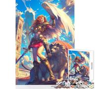 Rompecabezas de 1000 Piezas para Adolescentes Elfo Demonio de Florencia decoración del hogar Juguetes Ideas de Regalos para Juegos educativos para cumpleaños Navidad tamaño 50x75cm