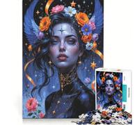 Rompecabezas de 1000 Piezas para Adolescentes: Emperatriz Celestial de la Noche, decoración de Pared, decoración del hogar, para cumpleaños y Navidad 38x52cm