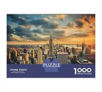 Rompecabezas De 1000 Piezas para Adolescentes Empire State Building Sunset-1 Rompecabezas Juegos Divertidos Carrera De Velocidad Manual Cumpleaños 52x38cm/1000pcs