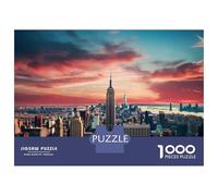 Rompecabezas De 1000 Piezas para Adolescentes Empire State Building Sunset-2 Rompecabezas para Adultos Juego Práctico Pero Divertido Y Humorístico Regalos para Reducir El Estrés 70x50cm/1000pcs