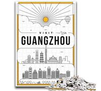 Rompecabezas de 1000 Piezas para Adolescentes en Guangzhou, China 1000 Piezas para Adolescentes, Juguetes educativos, Juegos Familiares, cumpleaños (50x75cm)