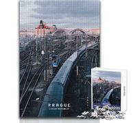 Rompecabezas de 1000 Piezas para Adolescentes en Praga Diversión Familiar y Noche de Juegos Análisis y lógica Regalo de cumpleaños Tamaño 38x26cm